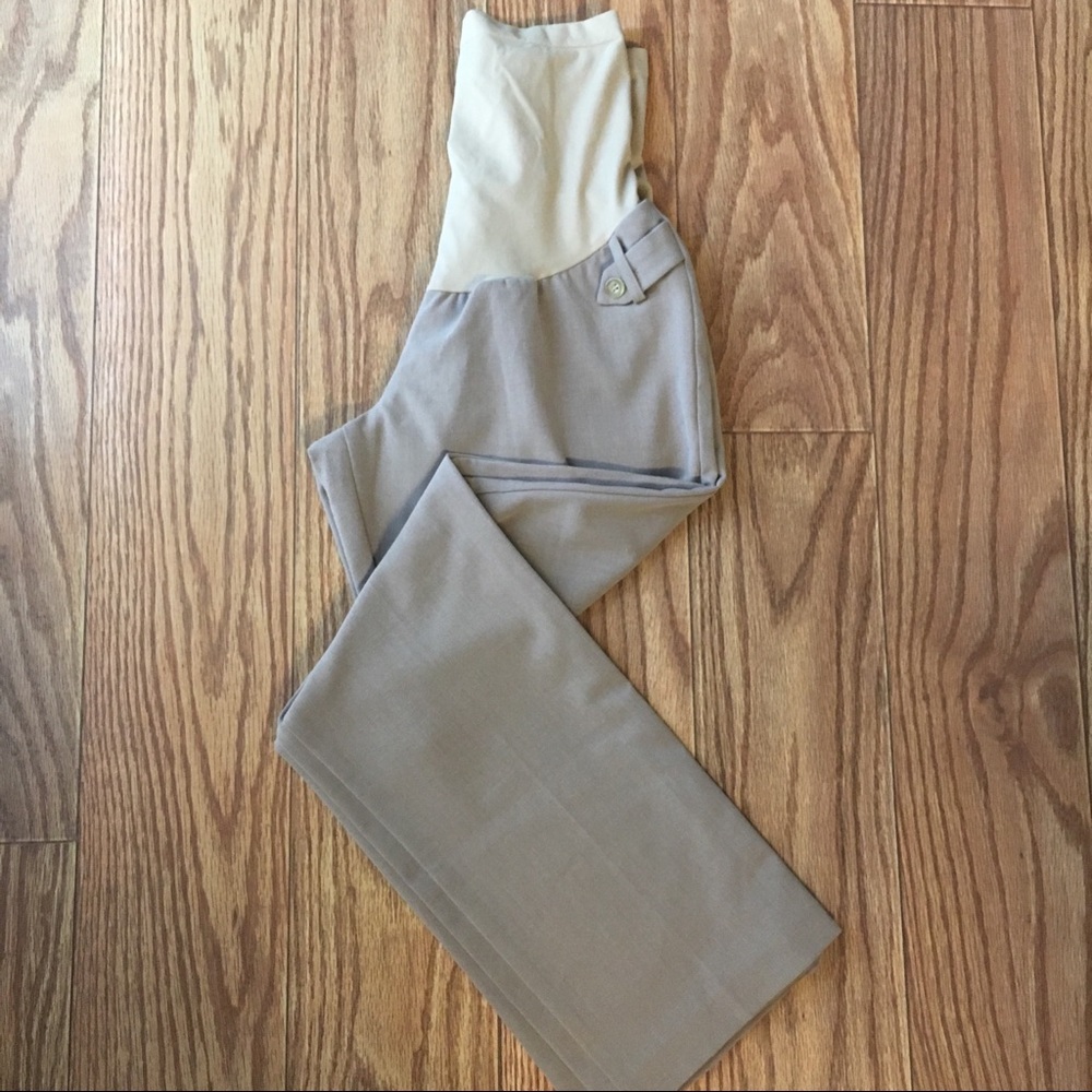Motherhood Maternity khaki dress pant size PM